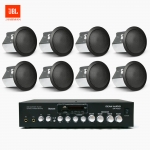 JBL 매장 카페 음향패키지 SR-430D 4채널 앰프 JBL CONTROL 14C/T 실링스피커 8EA