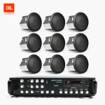 JBL 매장 카페 음향패키지 SR-650D 6채널 앰프 JBL CONTROL 14C/T 실링스피커 9EA