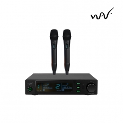 WAVE WER902 2채널 무선 마이크 세트 핸드마이크 + 핀마이크 900MHz