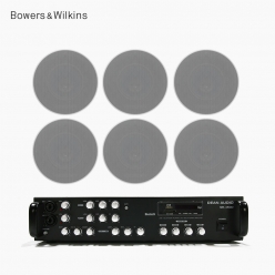 B&W CCM362 고급 매장스피커 카페 업소용 실링 스피커 앰프 오디오 6개