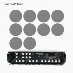 B&W CCM362 고급 매장스피커 카페 업소용 실링 스피커 앰프 오디오 10개