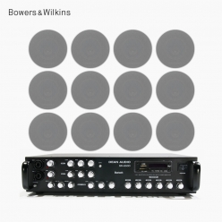 B&W CCM362 고급 매장스피커 카페 업소용 실링 스피커 앰프 오디오 12개