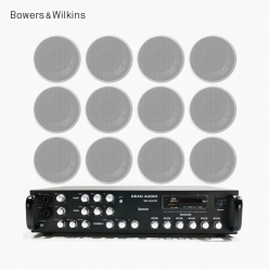 B&W CCM632 고급 매장스피커 카페 업소용 실링 스피커 앰프 오디오 12개