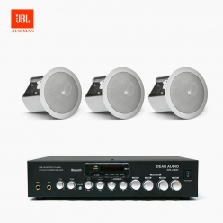 JBL 매장 카페 음향패키지 SR-430D 4채널 앰프 JBL CONTROL 16C/T 실링스피커 3개