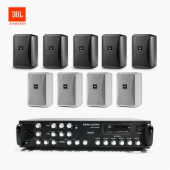 JBL 매장용스피커 카페스피커 업소용 벽걸이 스피커 9개 CONTROL 23-1+ SR430D 앰프