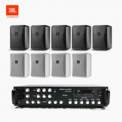 JBL 매장용스피커 카페스피커 업소용 벽걸이 스피커 9개 CONTROL 25-1+ SR650D 앰프