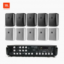 JBL 매장용스피커 카페스피커 업소용 벽걸이 스피커 10개 CONTROL 25-1+ SR650D 앰프