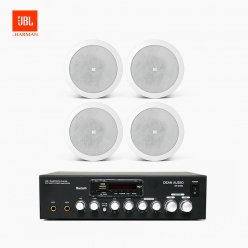 JBL 매장용스피커 카페스피커 업소용 실링 스피커 4개 CONTROL 24C MICRO+ SR250D 앰프
