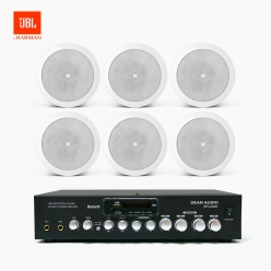 JBL 매장용스피커 카페스피커 업소용 실링 스피커 6개 CONTROL 24C MICRO+ SR430D 앰프