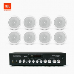 JBL 매장용스피커 카페스피커 업소용 실링 스피커 8개 CONTROL 24C MICRO+ SR430D 앰프