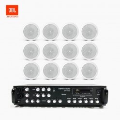 JBL 매장용스피커 카페스피커 업소용 실링 스피커 12개 CONTROL 24C MICRO+ SR650D 앰프