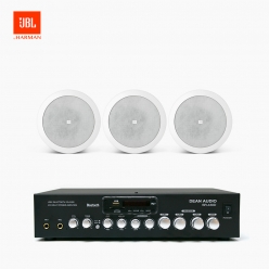 JBL 매장용스피커 카페스피커 업소용 실링 명품 스피커 3개 CONTROL 26C 150W+ SR430D 앰프
