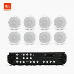 JBL 매장용스피커 카페스피커 업소용 실링 명품 스피커 8개 CONTROL 26C 150W+ SR450D 앰프