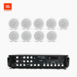 JBL 매장용스피커 카페스피커 업소용 실링 명품 스피커 9개 CONTROL 26C 150W+ SR650D 앰프