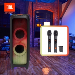 JBL PARTYBOX1000 10인치 1100W 이동식 블루투스 대형 스피커 + 무선마이크 AS3