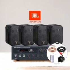 40평 매장스피커 JBL C1PRO 고급 카페 벽걸이 스피커 앰프 세트