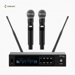인터랙트 IW-S20 2채널 강의용 공연용 2채널 무선 핀 핸드 마이크 2개