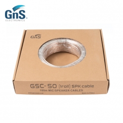 GNS GSC-50 스피커선 케이블 투명 50심 100M 음향 앰프 오디오 스테레오 연결 음향기기