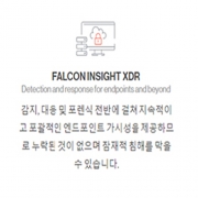 [EDR차세대보안]Crowdstrike Falcon Insight (실시간위협분석/뷰리포트제공/위협대응등)-컨설팅무료