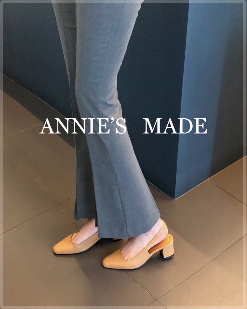 [ANNIES MADE/당일출고] annie's slacks (트임_4color/일반_4color)