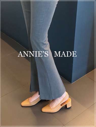 [ANNIES MADE/당일출고] annie's slacks (트임_4color/일반_4color)