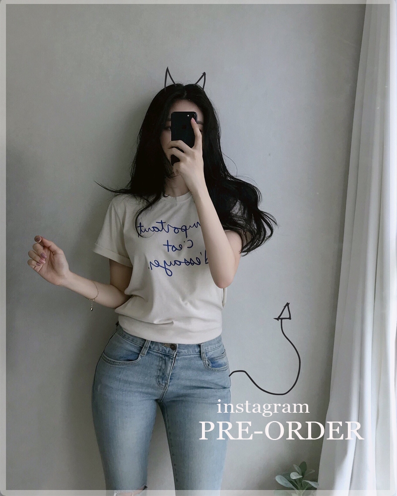 [big sale!/당일출고] basic tee (4color!)