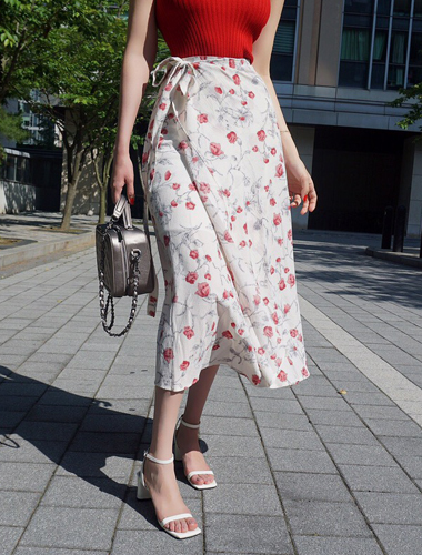 [big sale!/당일출고] rose skirt