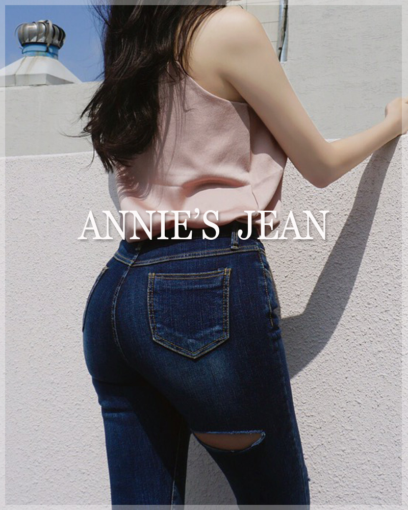 [ANNIE'S JEAN/일부 당일출고] turn jean