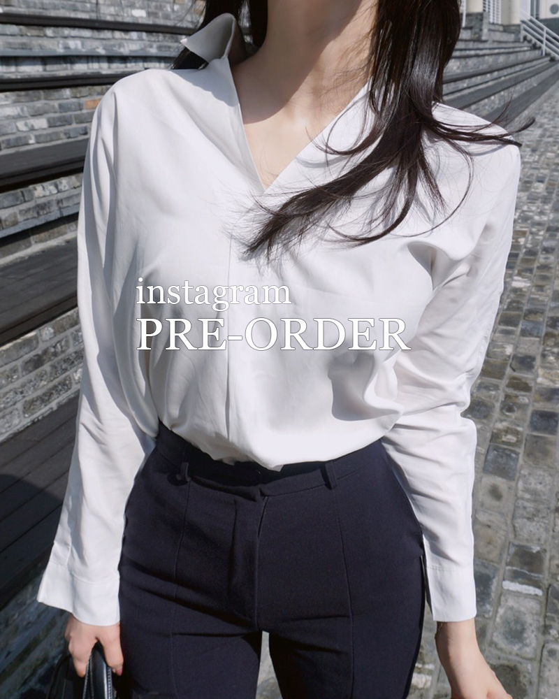 [insta pre-order/당일출고] velvet shirt (5color!)