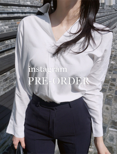 [insta pre-order/당일출고] velvet shirt (5color!)