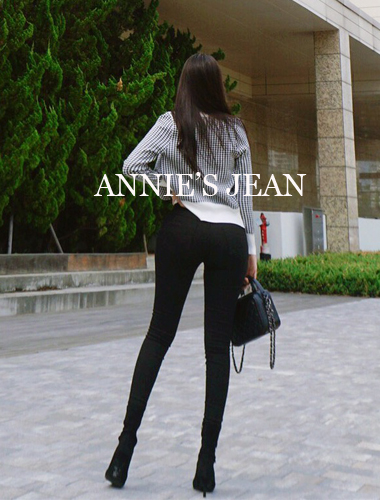 [ANNIE'S JEANS/당일출고/하이웨스트 기모출시] black pants (4type)