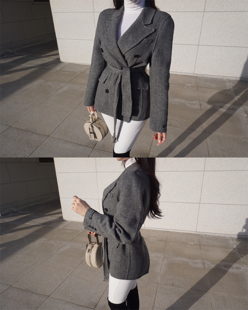 [ANNIE'S MADE/마지막입고] HAND MADE MINI COAT (type2)