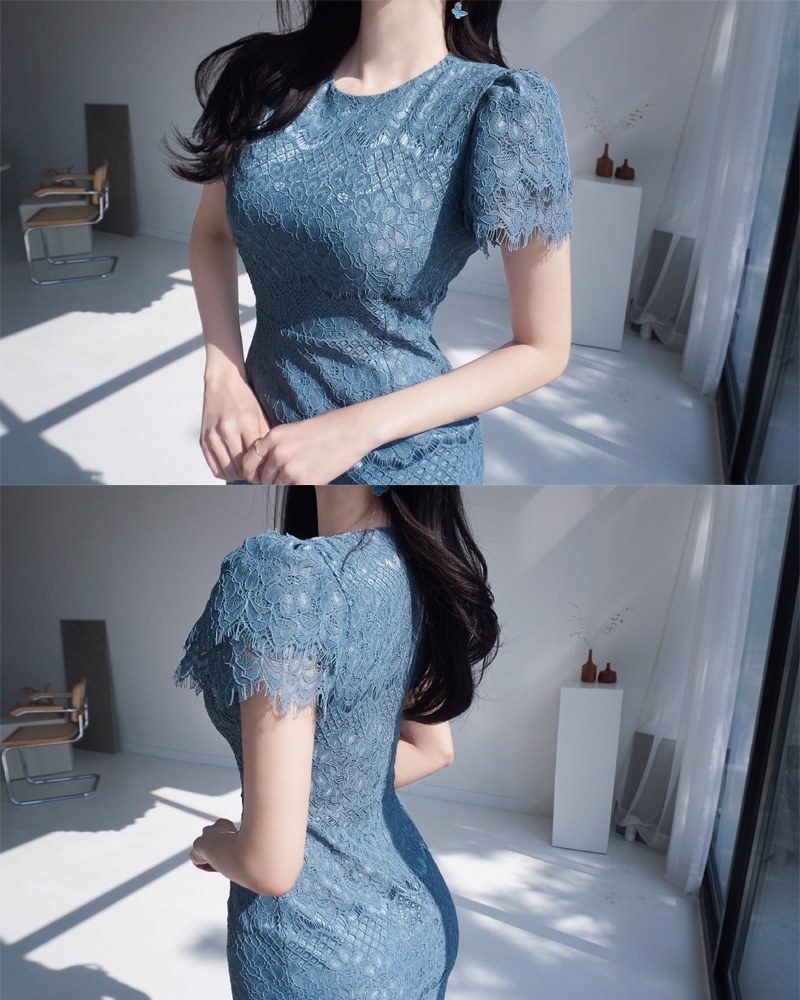 [only annie's] sopia onepiece (aquablue/S,M)