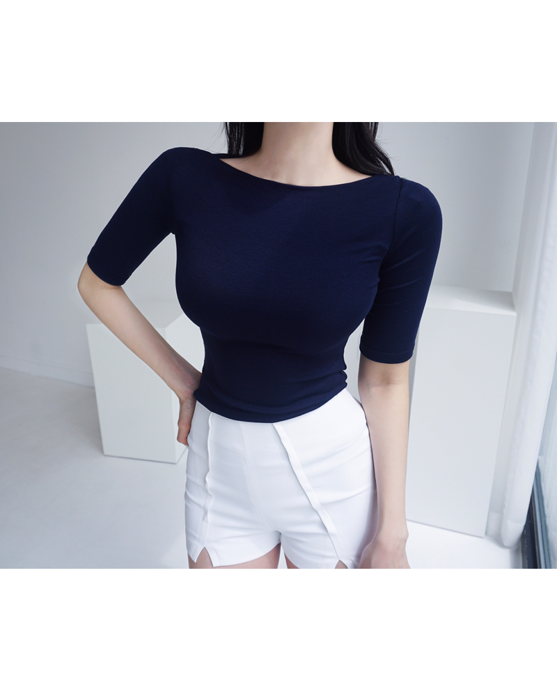 [new sale!/당일출고] silky half tee (6color!)