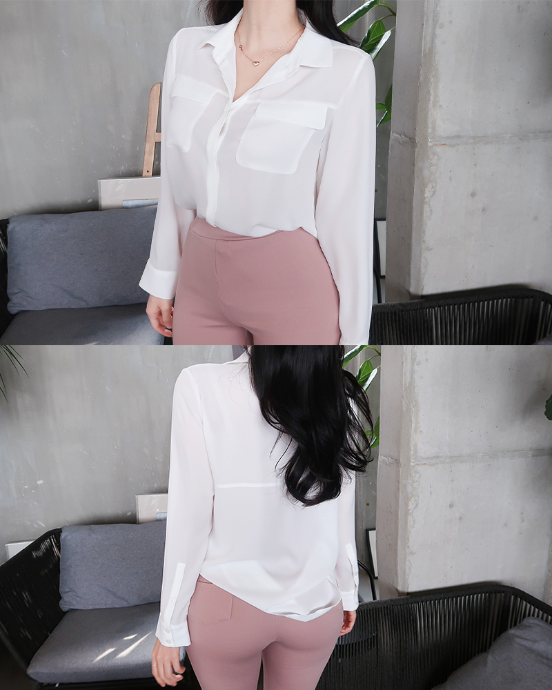 [new sale!/화이트 당일출고] AA blouse (3color!)