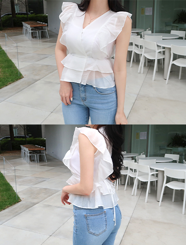 [new sale!/소량 당일출고] uha blouse (2color!)