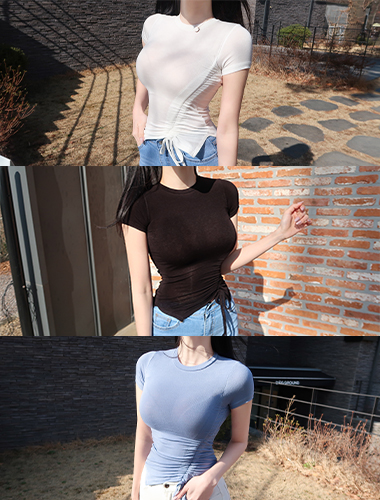 [new sale!/당일출고] shu half tee (4color!)