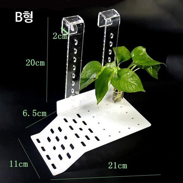 영아쿠아 걸이식 아크릴 거북이 쉼터 놀이터 섬 B-TYPE