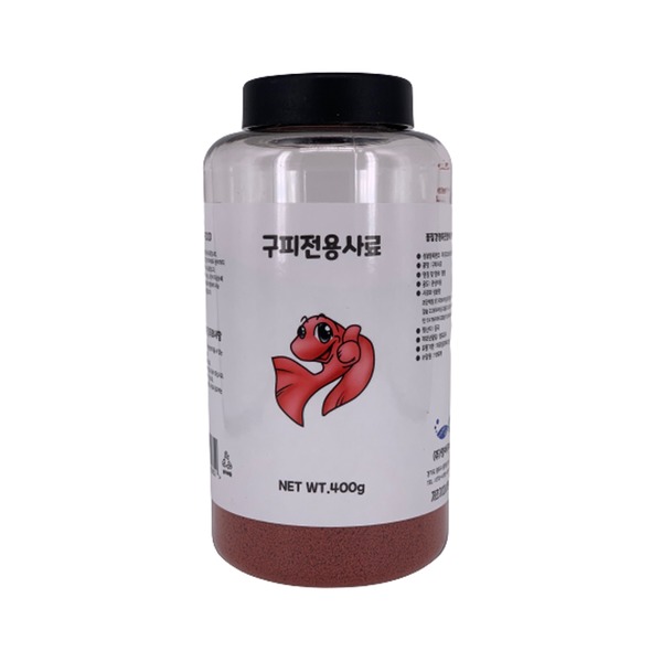 영아쿠아 구피 전용 사료 400g 대