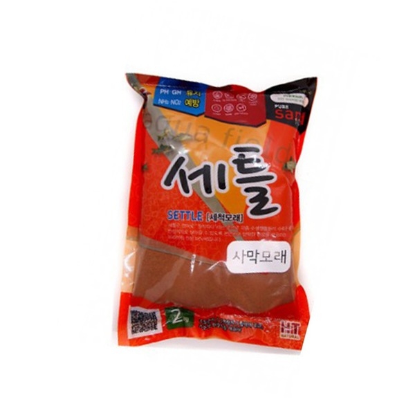 세틀 사막모래 2kg 햄스터 파충류 어항바닥 래드