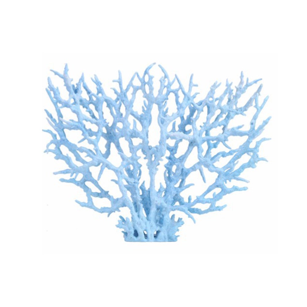 베니스 인조 시팬 산호 블루 대형 수조 꾸미기 수조 장식