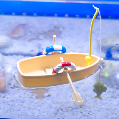 영아쿠아 떠다니는 부상식 낚시배 장식품