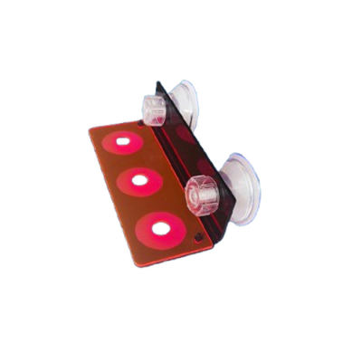 영아쿠아 부착식 형광 아크릴 프랙 피딩 거치대 3구