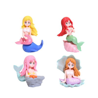 떠다니는 부상식 장식품 인어공주 4종