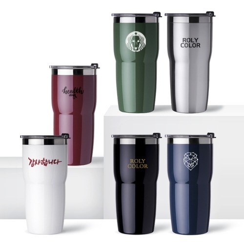 로리 컬러 이중구조 스텐 텀블러 450ml
