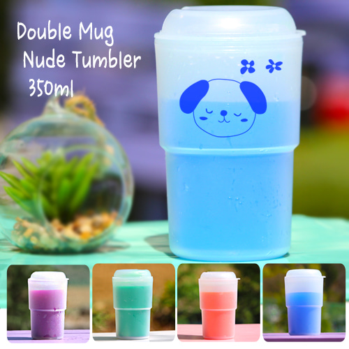 더블머그 누드 리유저블 텀블러(냉.온가능)350★국산 ★