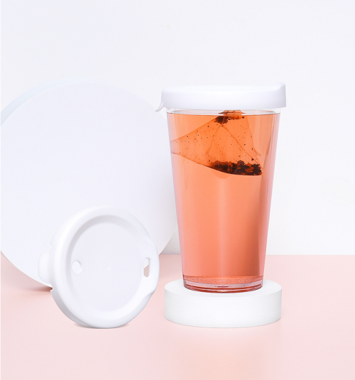 국산, 베이직 심플라인 리유저블 빨대텀블러 에코젠 냉온가능500ml