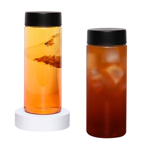 직선보틀 뚜껑블랙 500ml