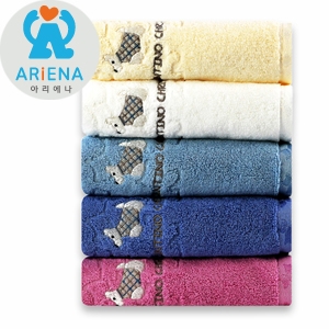 아리에나 발렌티노크리스티 스코티 세면타올 (30수/150g) 40x80cm