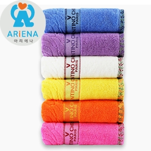 아리에나 발렌티노크리스티 플레르 세면타올 ( 30수/150g ) 40x80cm